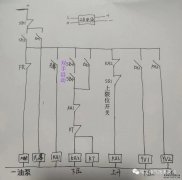 液壓機控制電路原理圖，與常見電氣故障